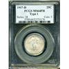 Image 1 : 1917-D 25C Type One MS64 Full Head PCGS. Well stru 1917-D 25C Type One MS64 Full Head PCGS.