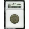 Image 1 : 1917-S 25C Type One AU53 ANACS. Although briefly c 1917-S 25C Type One AU53 ANACS.