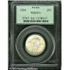 Image 1 : 1924 25C MS64 Full Head PCGS. The obverse features 1924 25C MS64 Full Head PCGS.
