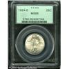 Image 1 : 1924-D 25C MS65 PCGS. Bright, lustrous surfaces di 1924-D 25C MS65 PCGS.