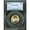 Image 1 : 1936-D 25C MS65 PCGS. Chestnut and forest-green co 1936-D 25C MS65 PCGS.