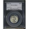 Image 3 : 1936-D 25C MS66 PCGS. Splendid peach-gold and blue 1936-D 25C MS66 PCGS.