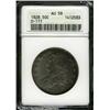 Image 1 : 1828 50C Curl Base 2, Knob AU58 ANACS. O-111, R.4. 1828 50C Curl Base 2, Knob AU58 ANACS.