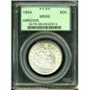 Image 3 : 1854 50C Arrows MS66 PCGS. The infrequency with wh 1854 50C Arrows MS66 PCGS.