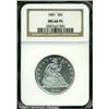 Image 3 : 1881 50C MS66 Prooflike NGC. A snowy-white Gem wit 1881 50C MS66 Prooflike NGC.