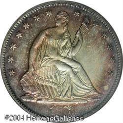 1873 50C No Arrows PR67 NGC. Gorgeous ruby-red, go 1873 50C No Arrows PR67 NGC.