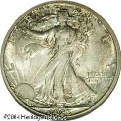 1923-S 50C MS66 NGC. Iridescent golden-brown, sky- 1923-S 50C MS66 NGC.