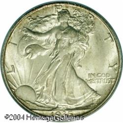 1935-S 50C MS65 PCGS. A high-end, satiny specimen 1935-S 50C MS65 PCGS.