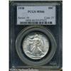 Image 1 : 1938 50C MS66 PCGS. Silver-gray surfaces display v 1938 50C MS66 PCGS.