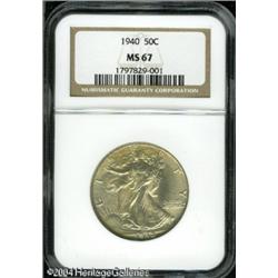 1940 50C MS67 NGC. Lustrous surfaces are visited b 1940 50C MS67 NGC.