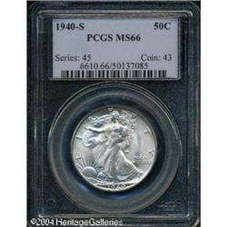 1940-S 50C MS66 PCGS. Considered by some to be the 1940-S 50C MS66 PCGS.