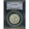 Image 1 : 1940-S 50C MS66 PCGS. Cream-gray and apricot color 1940-S 50C MS66 PCGS.