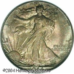 1944-S 50C MS66 PCGS. Large S mintmark. Vividly to 1944-S 50C MS66 PCGS.