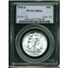 Image 1 : 1945-S 50C MS66 PCGS. Knob S. A brilliant and high 1945-S 50C MS66 PCGS.