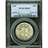 Image 1 : 1947 50C MS65 PCGS. A satiny, untoned premium Gem, 1947 50C MS65 PCGS.