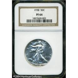 1938 50C PR64 NGC. Fully struck and brilliant, wit 1938 50C PR64 NGC.