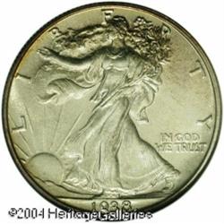 1938 50C PR67 NGC. This intricately struck Superb 1938 50C PR67 NGC.