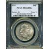 Image 1 : 1951 50C MS66 Full Bell Lines PCGS. Speckled multi 1951 50C MS66 Full Bell Lines PCGS.