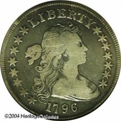 1796 Large Date, Small Letters Fine 12 ANACS. B-5a, 1796 Large Date, Small Letters Fine 12 ANACS.