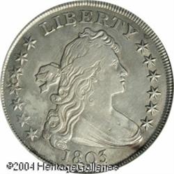 1803 S$1 Small 3--Damaged, Tooled, Whizzed--ANACS. A 1803 S$1 Small 3--Damaged, Tooled, Whizzed--ANA