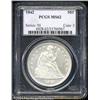 Image 3 : 1842 S$1 MS62 PCGS. In circulated grades the 1842 1842 S$1 MS62 PCGS.
