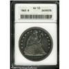 1863 S$1 AU53 ANACS. A sharply struck Civil War Do 1863 S$1 AU53 ANACS.