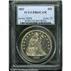 Image 3 : 1862 S$1 PR63 Cameo PCGS. Deeply reflective with i 1862 S$1 PR63 Cameo PCGS.