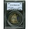 Image 3 : 1867 S$1 PR64 Cameo PCGS. Second year of issue for 1867 S$1 PR64 Cameo PCGS.