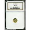 1851-O G$1 MS62 NGC. Bright yellow-gold surfaces e 1851-O G$1 MS62 NGC.