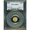 1853 G$1 MS64 PCGS. A splendid olive-gold piece th 1853 G$1 MS64 PCGS.