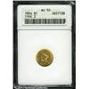 1854 G$1 Type Two AU50 ANACS. Bright brassy-gold p 1854 G$1 Type Two AU50 ANACS.