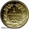 Image 2 : 1886 G$1 MS66 PCGS. A simply breathtaking Gold Dol 1886 G$1 MS66 PCGS.