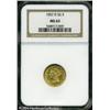 Image 3 : 1852-D $2 1/2 MS63 NGC. This exceptional 1852-D qu 1852-D $2 1/2 MS63 NGC.