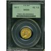 Image 3 : 1911 $2 1/2 MS65 PCGS. The Indian Quarter Eagle is 1911 $2 1/2 MS65 PCGS.