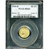 Image 3 : 1914-D $2 1/2 MS64 PCGS. The design details are we 1914-D $2 1/2 MS64 PCGS.