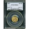 Image 1 : 1927 $2 1/2 MS64 PCGS. A crisply struck and lustro 1927 $2 1/2 MS64 PCGS.