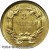 Image 2 : 1868 $3 MS61 NGC. While this issue's original mint 1868 $3 MS61 NGC.
