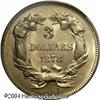 Image 2 : 1878 $3 MS62 PCGS. This pretty yellow-gold specime 1878 $3 MS62 PCGS.