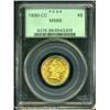 Image 3 : 1890-CC $5 MS66 PCGS. The '90-CC Half Eagle in Unc 1890-CC $5 MS66 PCGS.
