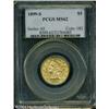 Image 1 : 1899-S $5 MS62 PCGS. A good strike and undiminishe 1899-S $5 MS62 PCGS.