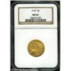 Image 1 : 1910 $5 MS62 NGC. This exquisitely struck Indian F 1910 $5 MS62 NGC.