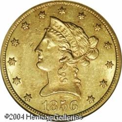1856-S $10 AU58 NGC. Judging by current NGC and PC 1856-S $10 AU58 NGC.