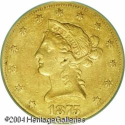 1875-CC $10 VF30 PCGS. While the 1875-CC is one of 1875-CC $10 VF30 PCGS.