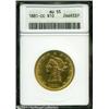 1881-CC $10 AU55 ANACS. Simply outstanding for the 1881-CC $10 AU55 ANACS.