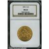 Image 1 : 1893 $10 MS63 NGC. A lustrous and boldly struck re 1893 $10 MS63 NGC.