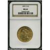 Image 1 : 1893 $10 MS64 NGC. Well struck, with honey-gold pa 1893 $10 MS64 NGC.