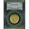 1897-O $10 AU58 PCGS. Substantial bright luster co 1897-O $10 AU58 PCGS.