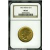 Image 1 : 1907 $10 No Motto MS62 NGC. A lustrous and nicely 1907 $10 No Motto MS62 NGC.