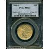 1909-S $10 MS62 PCGS. An attractive S-mint example 1909-S $10 MS62 PCGS.