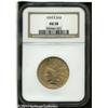 1910-S $10 AU58 NGC. The honey-gold surfaces revea 1910-S $10 AU58 NGC.